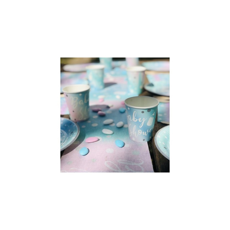 8 Gobelets Baby Shower en carton