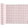 Vichy-Tischläufer, rosa, 26 cm x 3 Meter