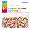 60 Jahre buntes Papiertischkonfetti