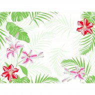 100 Dunicel Tropical Lily Tischsets, 30x40cm