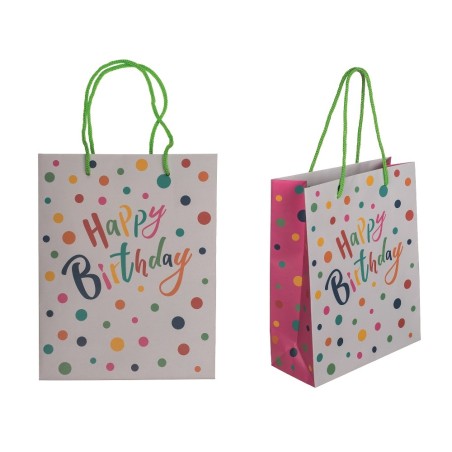 1 Sac cadeau "Happy Birthday"  multicolor