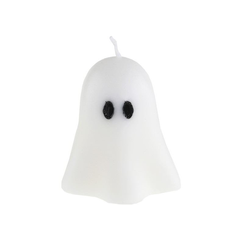 1 Candela fantasma, bianca, Ø 5,5 x 6 cm
