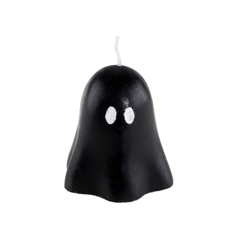1Bougie fantôme,noir, Ø 5,5 x 6cm
