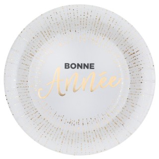 10 piatti "Bonne Année", ø 22,5cm