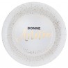 10 piatti "Bonne Année",( Buon anno) ø 22,5cm