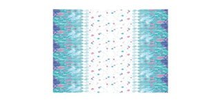 1 Plastiktischdecke 137 x 213 cm Meerjungfrau