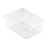 50 Fixpack® rectangulaire 500 ml Transparent 1-Comp avec couvercle
