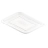 50 Fixpack® rectangulaire 500 ml Transparent 1-Comp avec couvercle