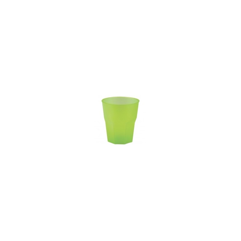 20 Trinkgläser caipiriña, mojito, plastik PP, Grün