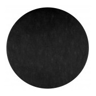 50 einfarbige Tischsets, Ø 34 cm, schwarz