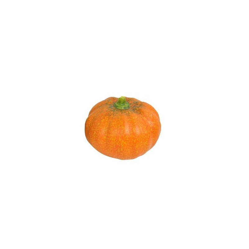 1 Citrouille céramique14x14x12cm céramique vert foncé ou orange