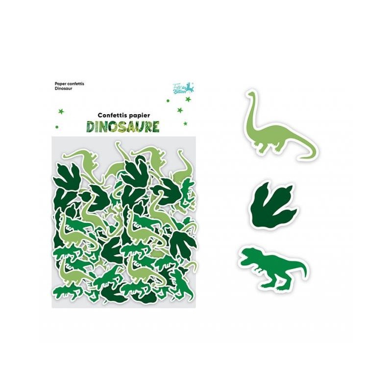 Coriandoli da tavolo in carta a tema dinosauri