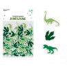 Confettis de table en papier thème Dinosaure