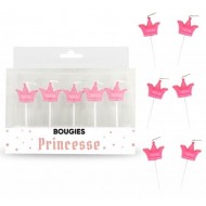 5 Bougies pics princesse