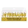 Bougie métallisées "Joyeux Anniversaire"