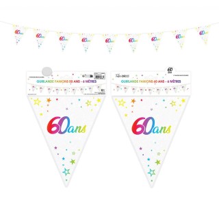 Guirlande fanion 60ans
