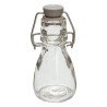 1 Glasflasche, H 9,5cm Ø4,5cm