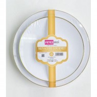 Set mit 2 x 8 Gourmet-Tellern, Ø 18 cm und 23 cm
