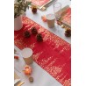 Runner da tavola 1 stella 26 cm x 2,5 m rosso