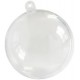 5 Boules transparentes 10 cm - convient pour aliment