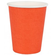 10 Rainbow Cups, Karton, orange, ø 7,8 x 9,7 cm / 27cl