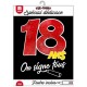 Tee-shirt on signe 18 ans