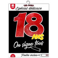T-Shirt "On signe 18 ans"