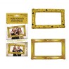 Gold  metallischer aufblasbarer Rahmen