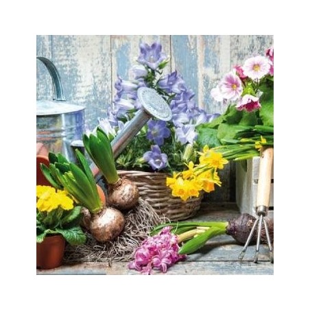 20 Serviettes papier 33x33xcm fleurs de printemps
