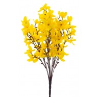 1 ramo di forsizia artificiale, giallo 52 cm