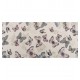 Runner da tavolo in lino con farfalle, 28 cm x 5 m