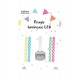 1 Bougie clignotante Led chiffre 1 + 4 bougies 