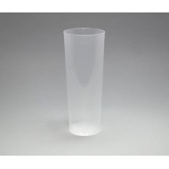 10 Verres longdrink , 3 dl , PP, étalonnés 0,02-0,04