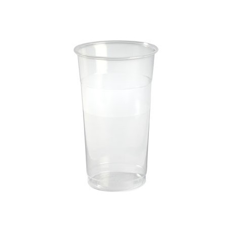 50 Becher 3 dl mit hohem Schaumrand pp / pet, transparent, flexibel