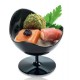 Verrine Ball chair , noir ,D70-H68 mm, 50 ml