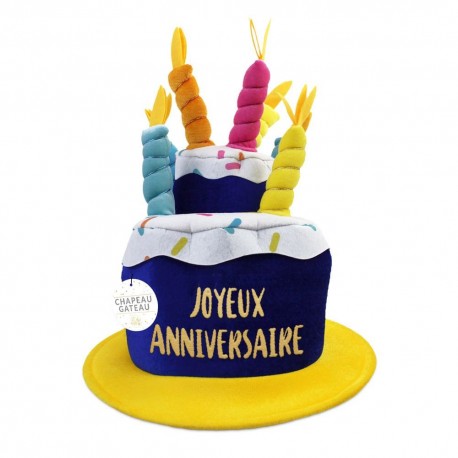 Chapeau anniversaire joyeux anniversaire