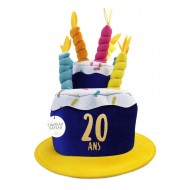 Cappello compleanno" 20 ans"