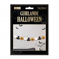 1 Girlande mit Halloween-Muster