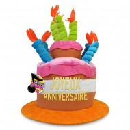 Cappello compleanno" joyeux anniversaire" musicale