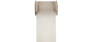 1 rotolo di nastro crespo 5 m x 4 cm, avorio