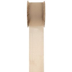 1 rotolo di nastro crespo 5 m x 4 cm, naturale