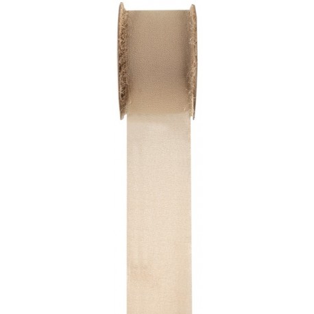 1 rotolo di nastro crespo 5 m x 4 cm, naturale