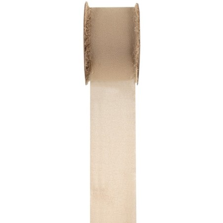 1 rotolo di nastro crespo 5 m x 4 cm, naturale