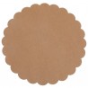 6 tovagliette smerlate, kraft, Ø 34 cm