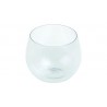 1 großes Kugelglas, Kristall, D76 - H62 mm, 230 ml