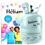 Bouteille hélium compressée 50 ballons (vendue sans ballon)