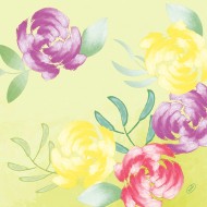 50 Servietten klassisch,Soft Tropics 4 Stück, 40x40cm