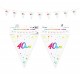 1 Wimpelgirlande "40ans" mehrfarbig