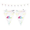 1 Wimpelgirlande "40ans" mehrfarbig