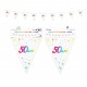 1 Wimpelgirlande "50ans" mehrfarbig